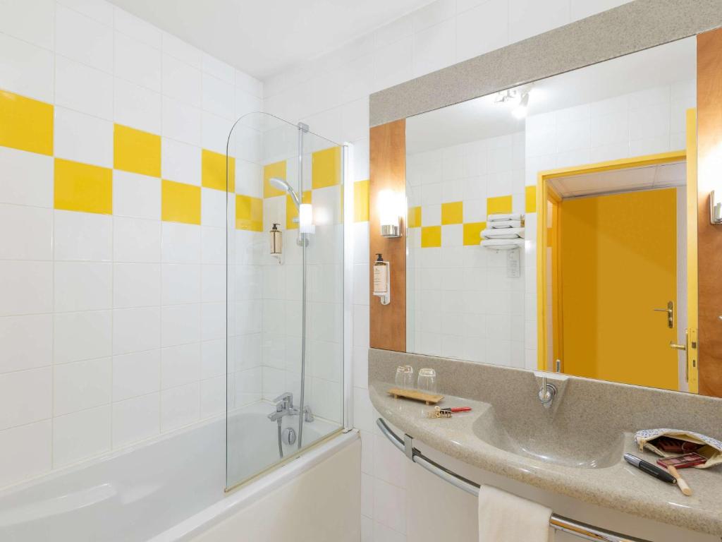 Koupelna v ubytování Mercure Epinal Centre