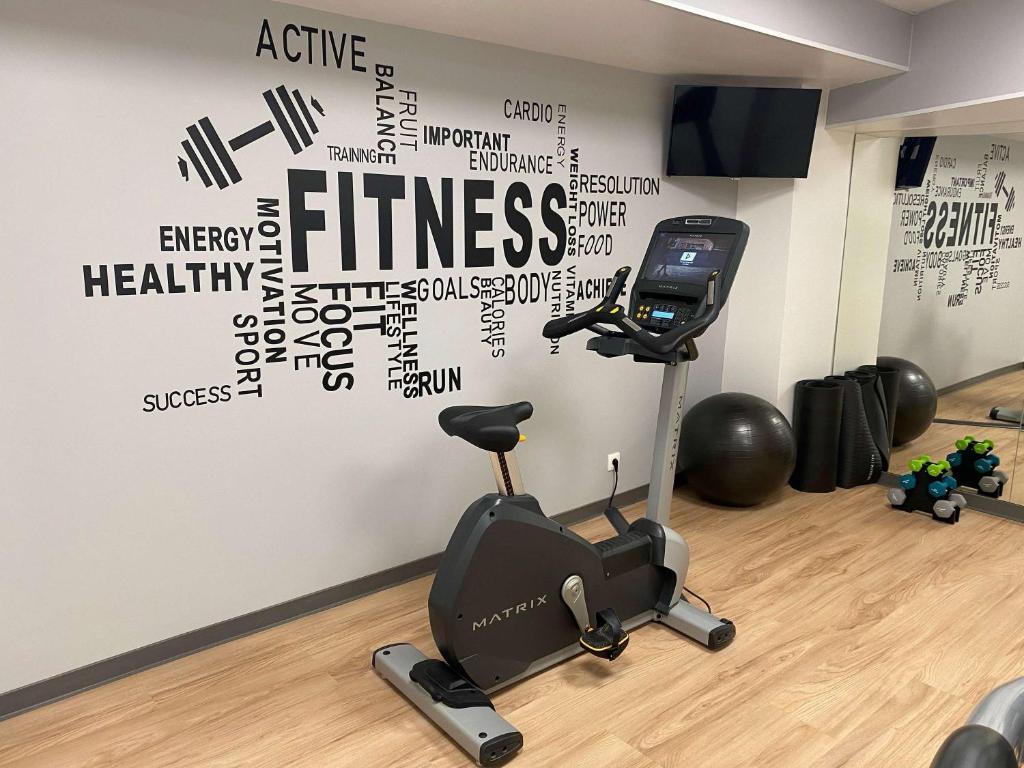 Fitness centrum a/nebo fitness zařízení v ubytování Mercure Epinal Centre