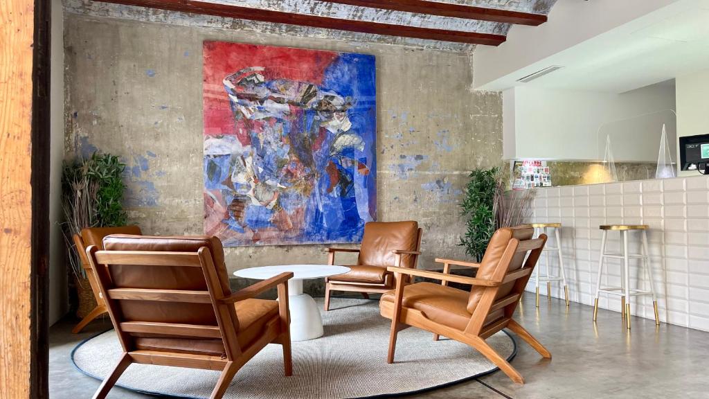 A seating area at Cosy Rooms Bolsería