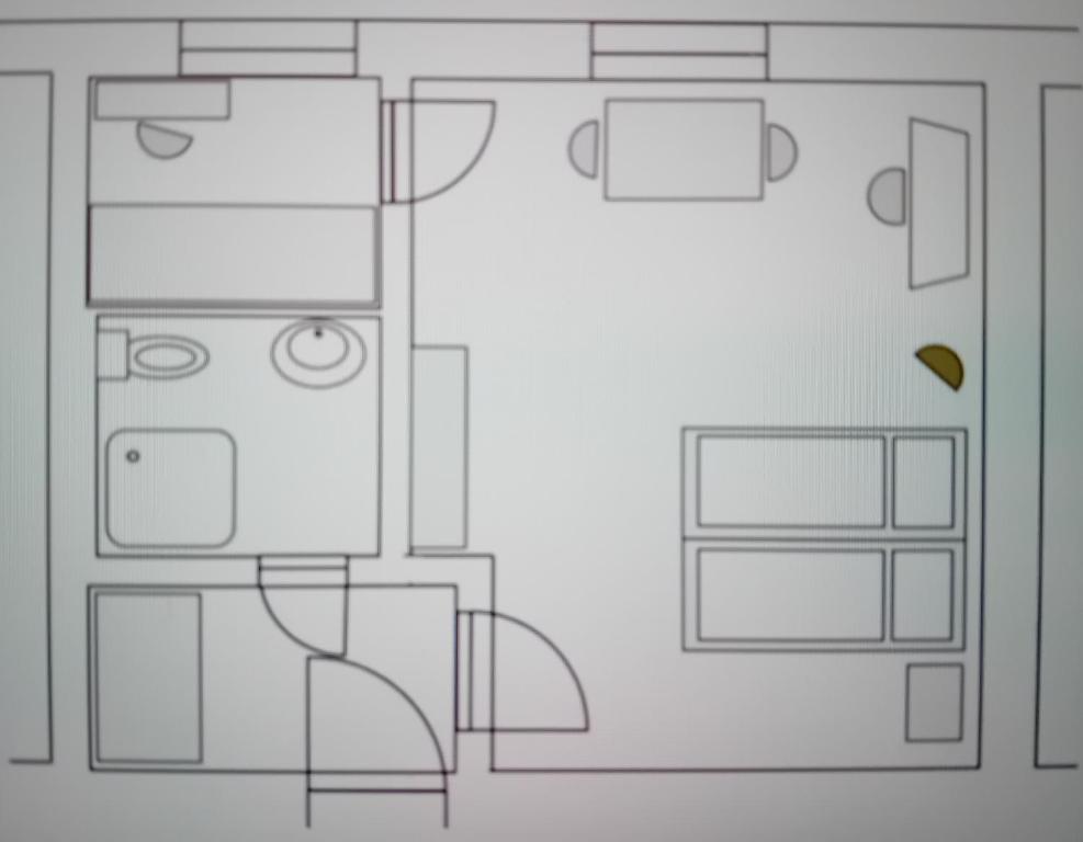 Půdorys ubytování zimmer-graz