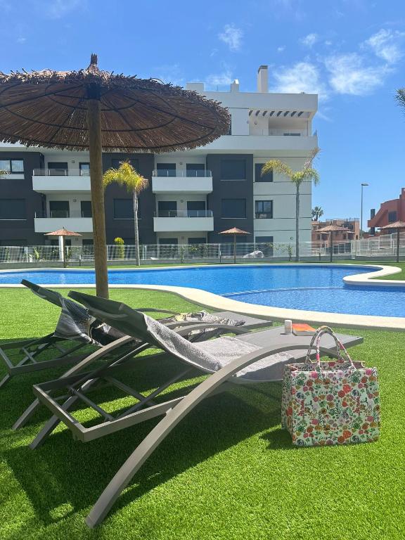 Valentino golf 33 with garden and pool view - Two-Bedroom Apartment With Garden View