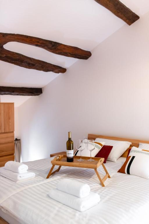 Postel nebo postele na pokoji v ubytování Wellba Homestead Planina