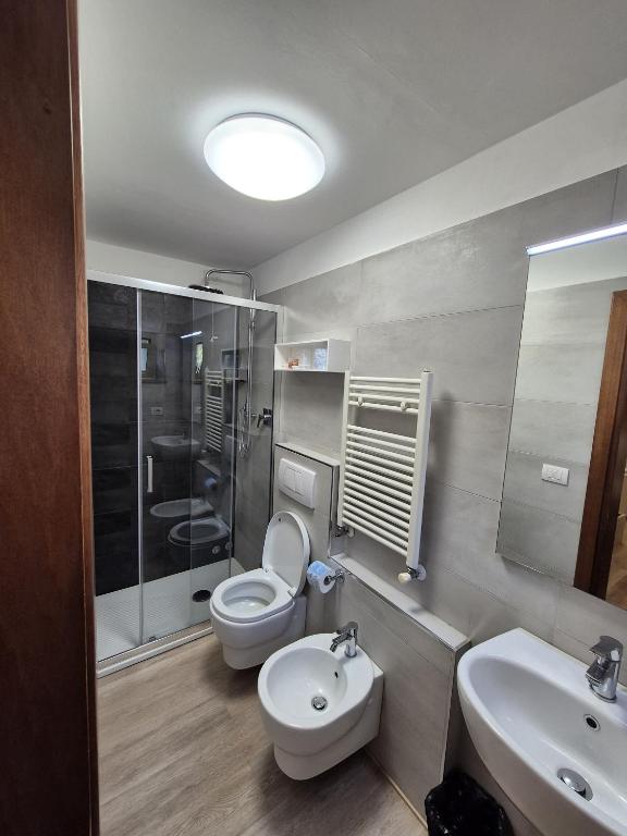 Koupelna v ubytování Hotel Bellavista