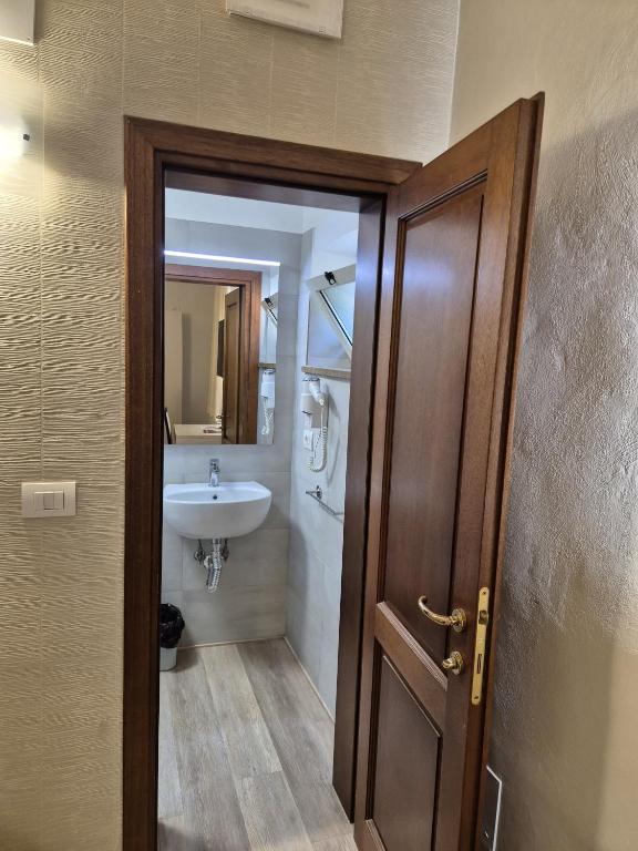 Koupelna v ubytování Hotel Bellavista