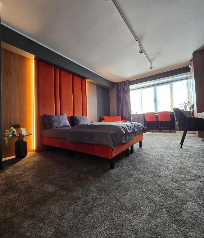 Postel nebo postele na pokoji v ubytování Aparthotel OMV 17
