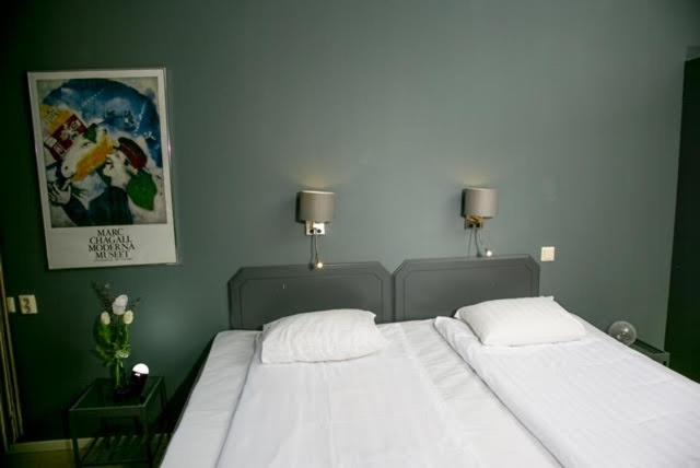 Postel nebo postele na pokoji v ubytování Hotel Expo Stockholm
