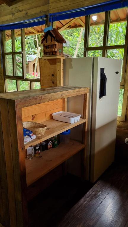 Kuchyň nebo kuchyňský kout v ubytování PANCHIGUA HOSTEL