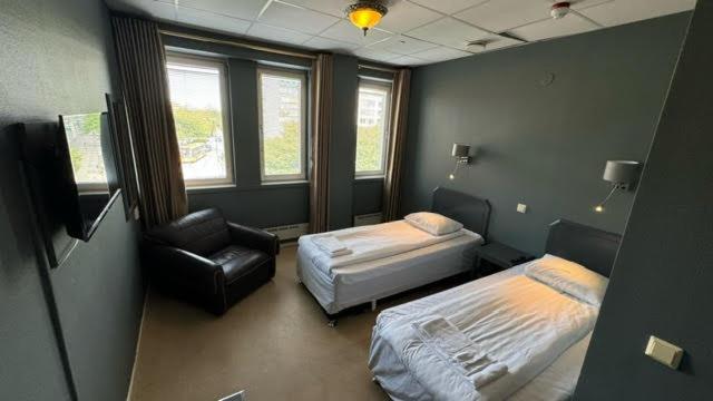 Postel nebo postele na pokoji v ubytování Hotel Expo Stockholm