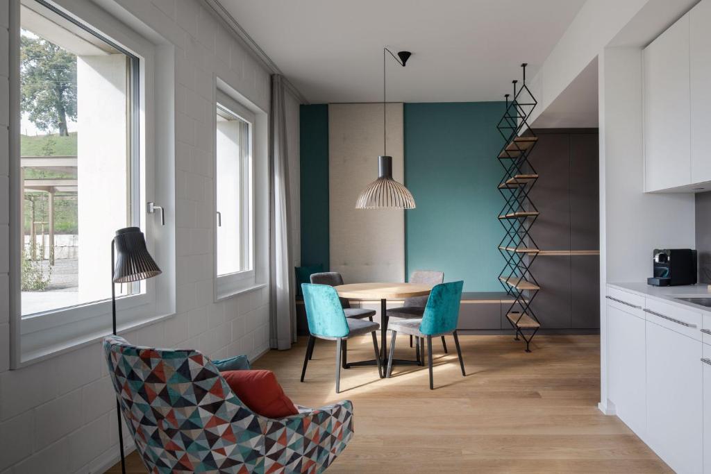 Posezení v ubytování Aparthotel Luzern West