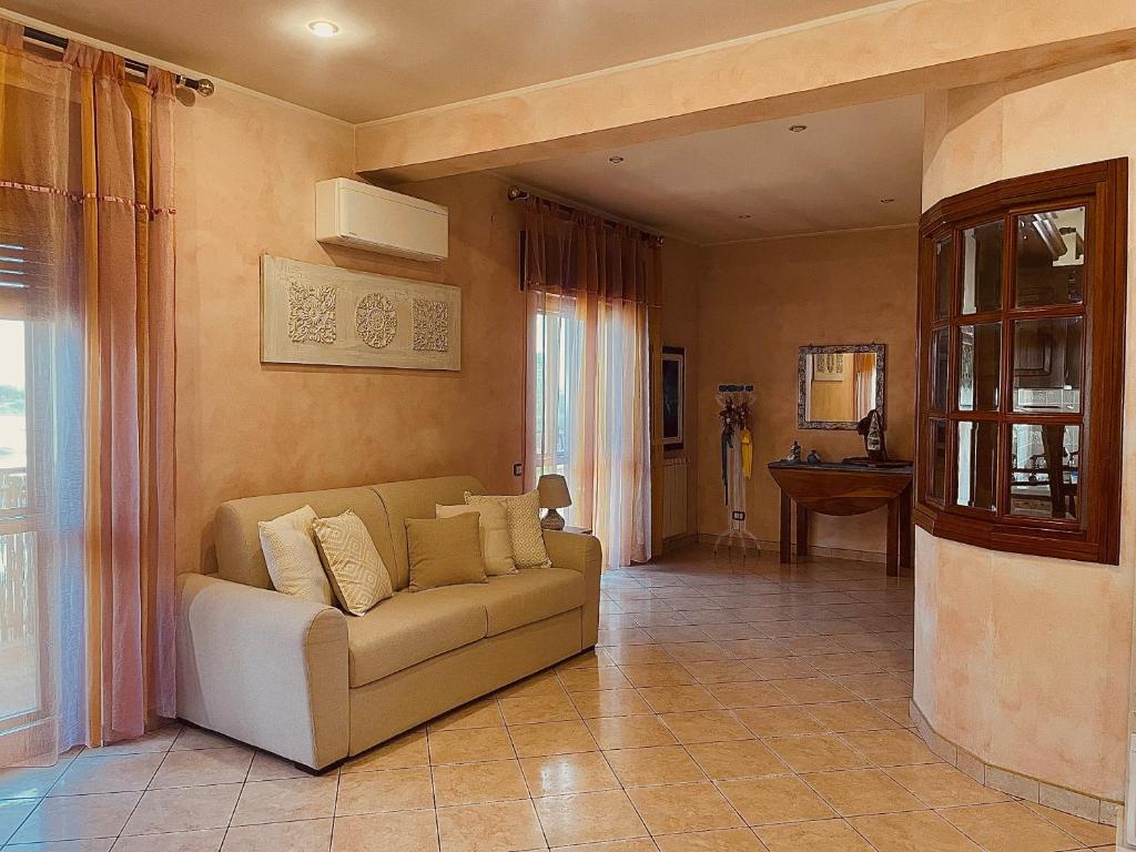 A seating area at Casa Noemi
