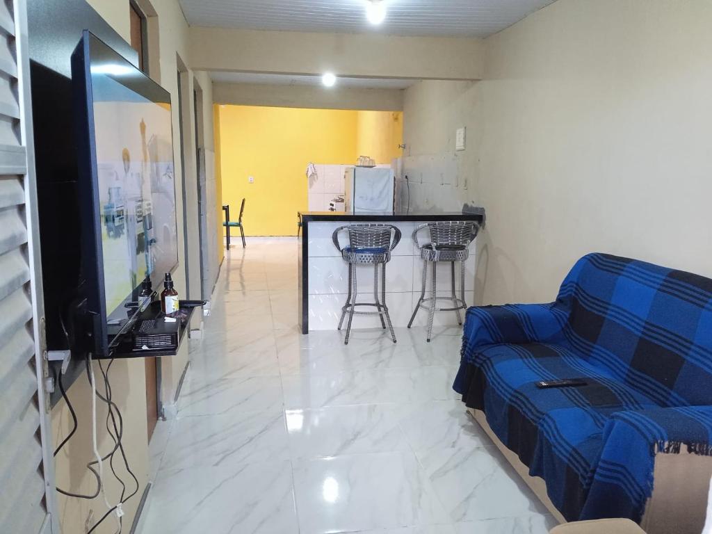 TV a/nebo společenská místnost v ubytování Casa Rodrigues