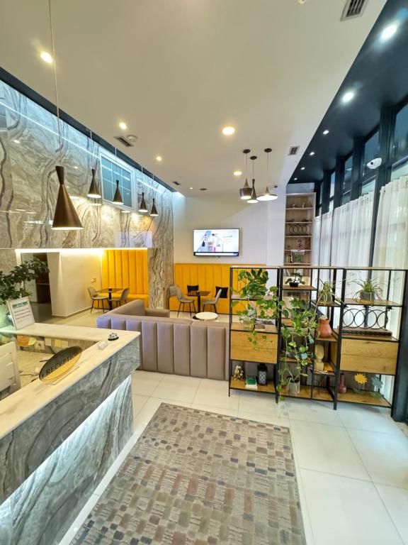 Posezení v ubytování Park Hotel Tirana