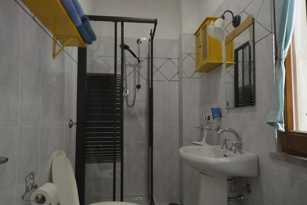 Koupelna v ubytování Appartement Gatti