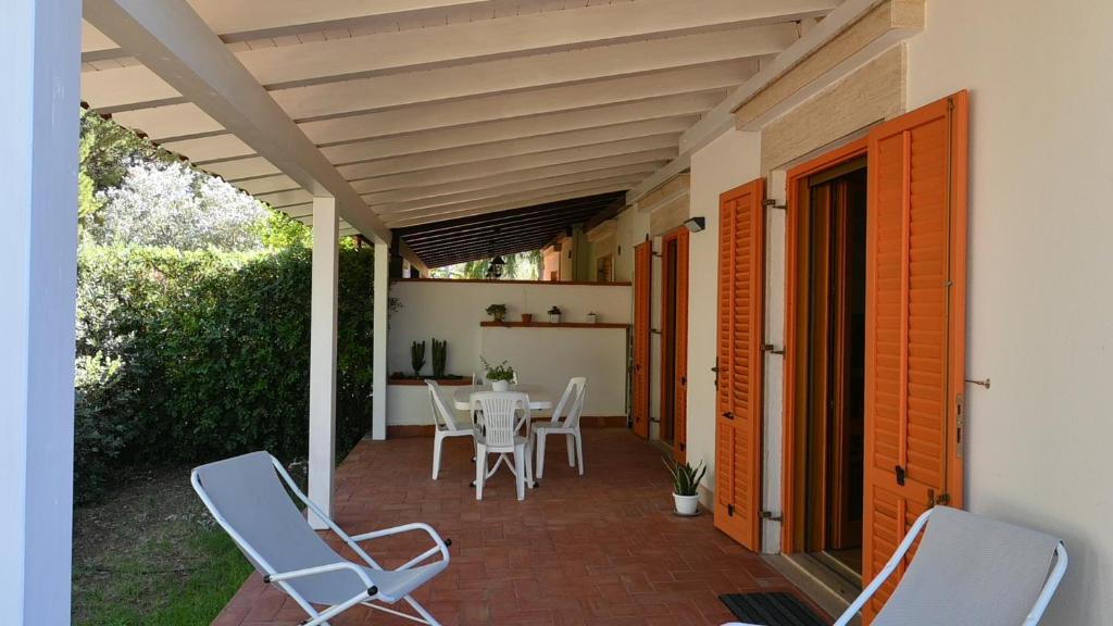 Balkón alebo terasa v ubytovaní Chalet Calarossa