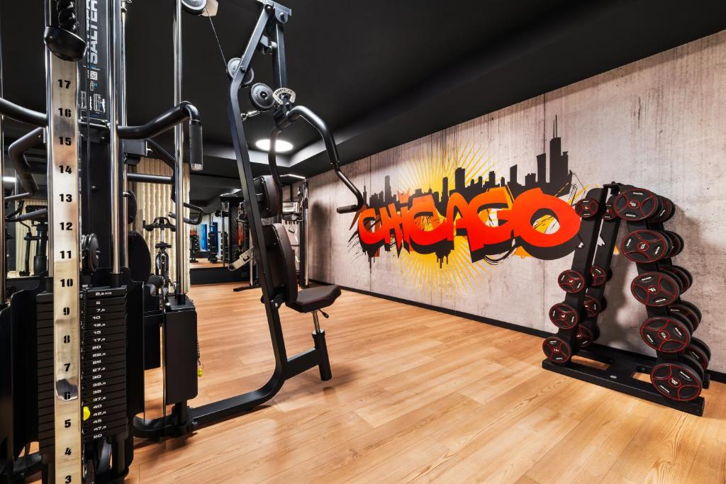 Fitness centrum a/nebo fitness zařízení v ubytování Riu Plaza Chicago
