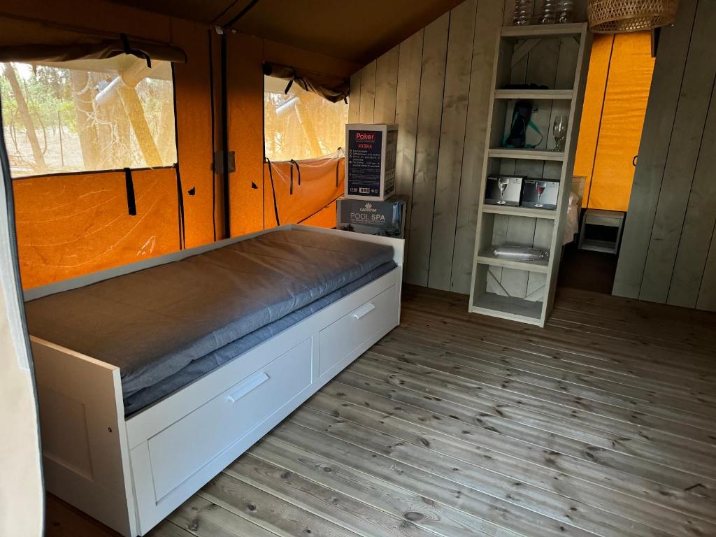 Kuchyň nebo kuchyňský kout v ubytování Agriglamping EdenSardegna