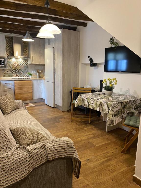 Kuchyň nebo kuchyňský kout v ubytování Apartamento El rincón de Jezabel