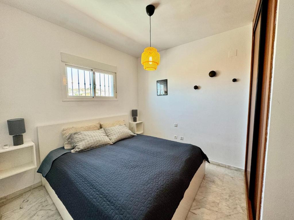 Postel nebo postele na pokoji v ubytování Penthouse with exceptionel view, Miraflores