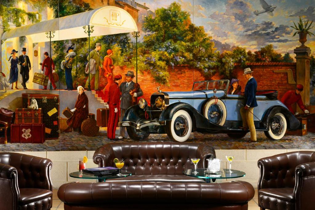 Posezení v ubytování Hotel Pierre Milano