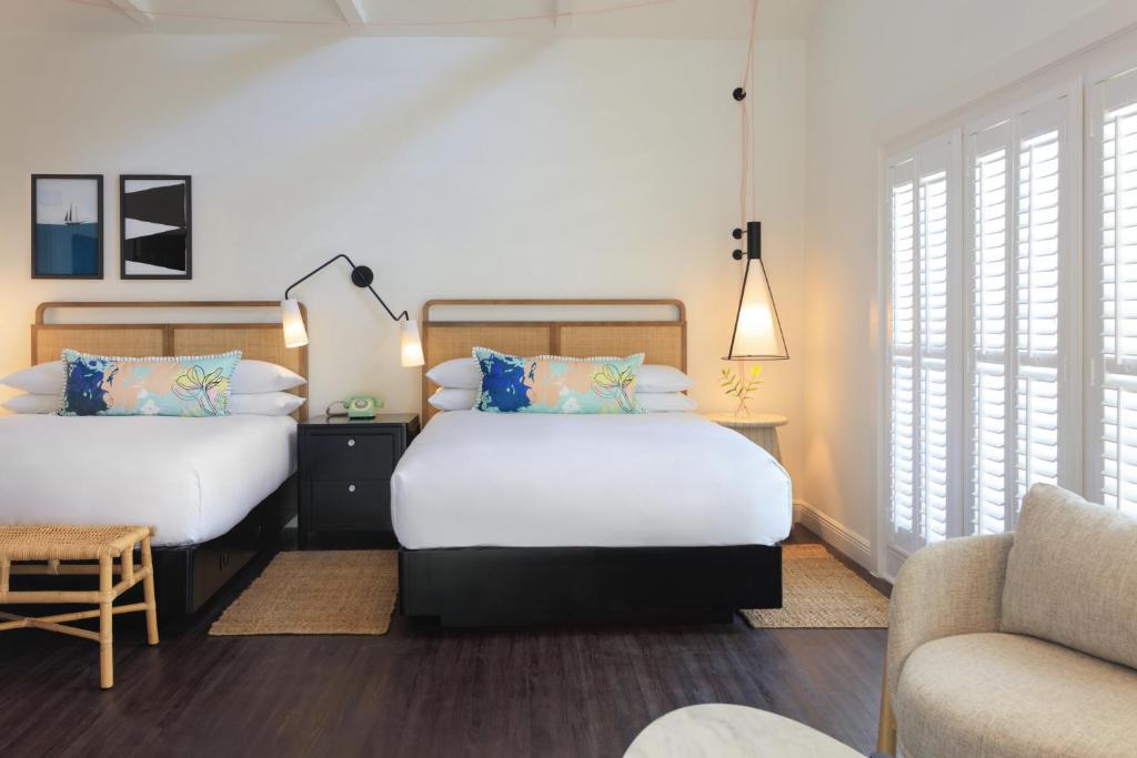 Voodi või voodid majutusasutuse Winslow's Bungalows - Key West Historic Inns toas