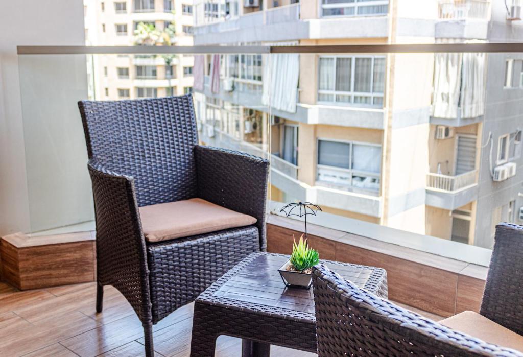 Balkón nebo terasa v ubytování Britannia Suites