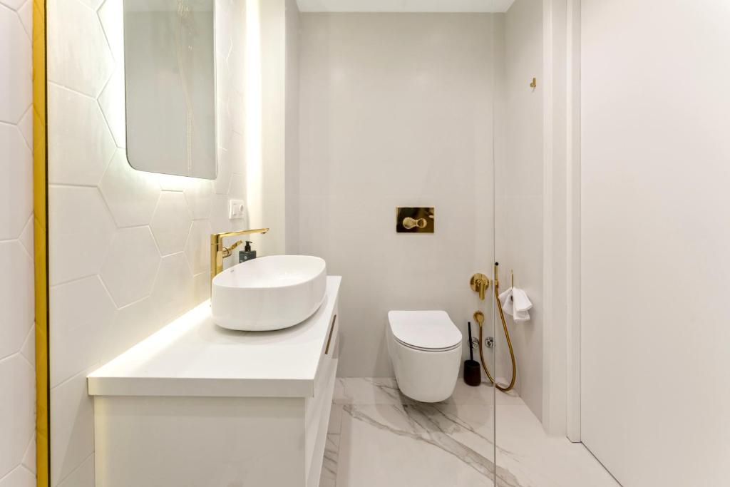 Koupelna v ubytování Solridge Aparthotel