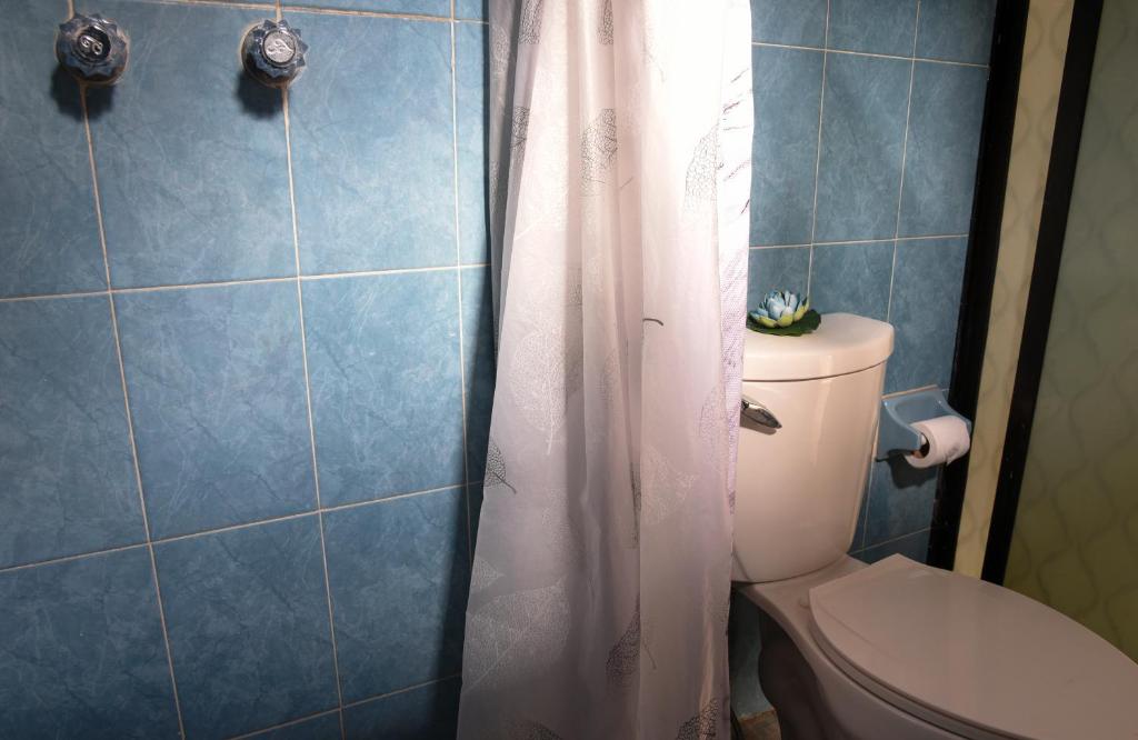 Koupelna v ubytování Xochi Calli