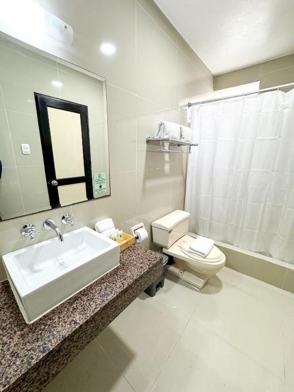 Koupelna v ubytování Hotel María Luisa
