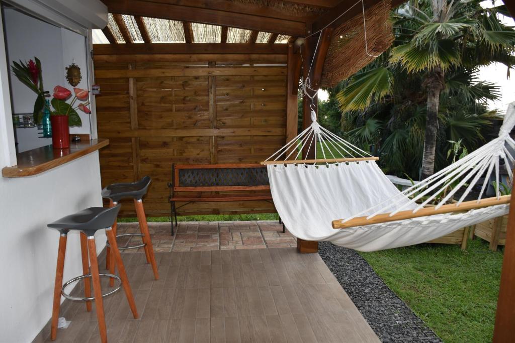 Zahrada ubytování Gîte MAZUR