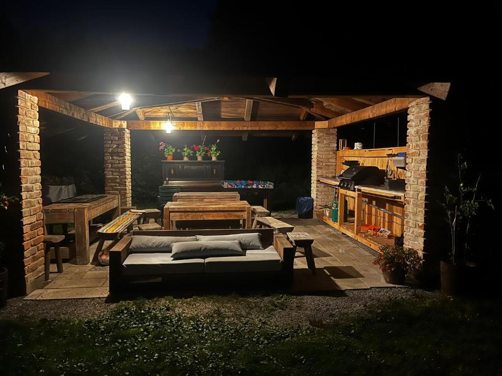 Posezení v ubytování Apartments Cederika