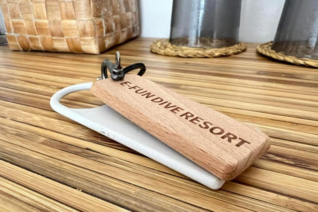 Certifikát, hodnocení, plakát nebo jiný dokument vystavený v ubytování E-Fun Dive Resort