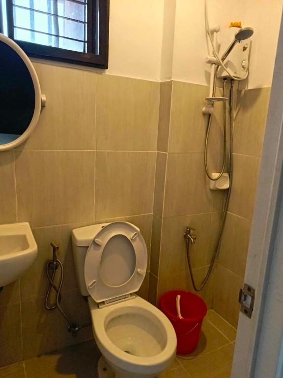 Koupelna v ubytování Ecoland 88 Apartelle & Suite