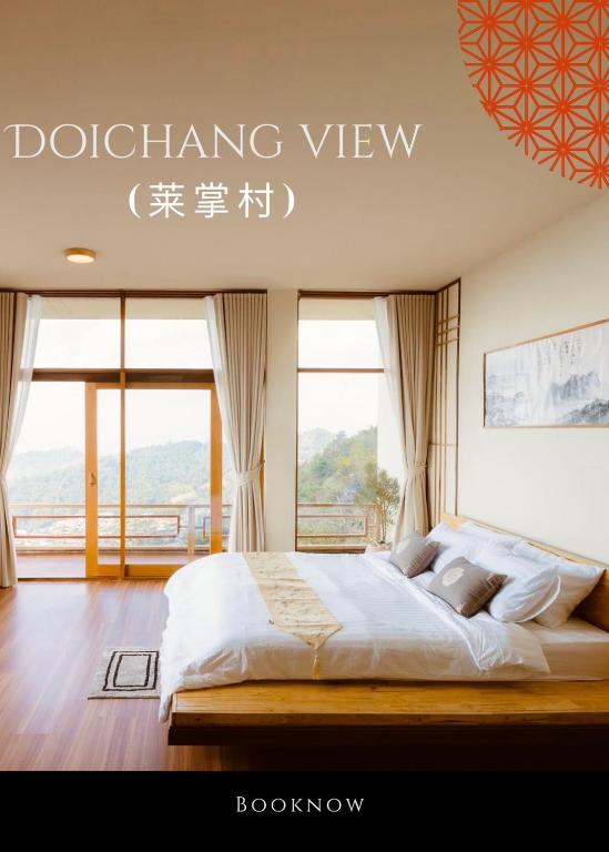 Postel nebo postele na pokoji v ubytování Doichang view-Sunset room