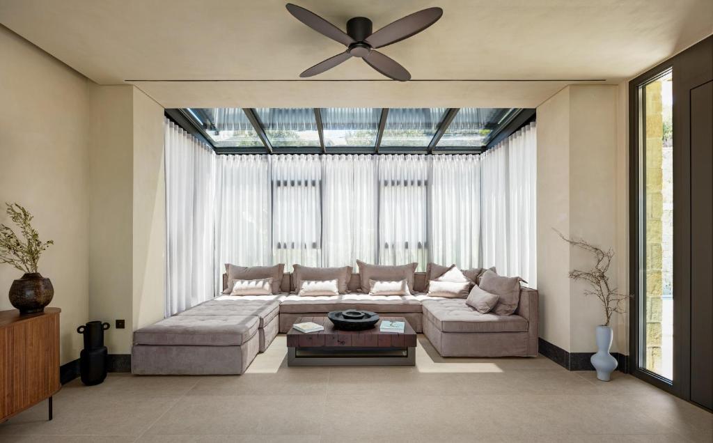 Posezení v ubytování Omega Residences
