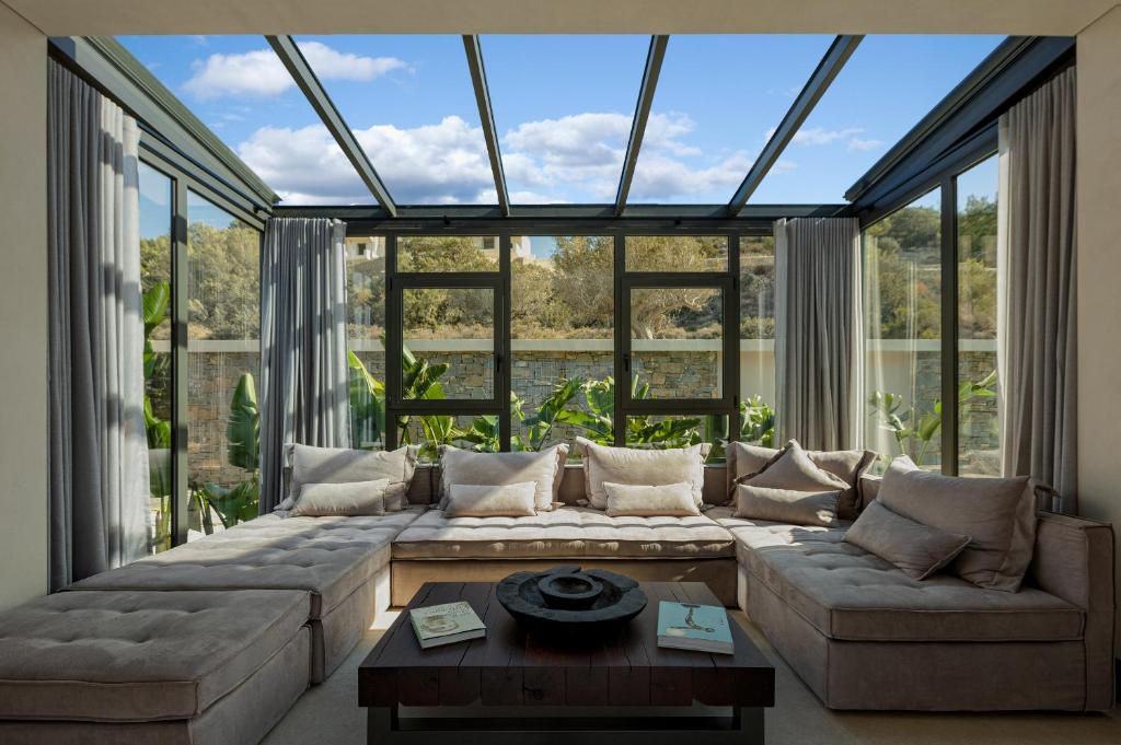 Posezení v ubytování Omega Residences