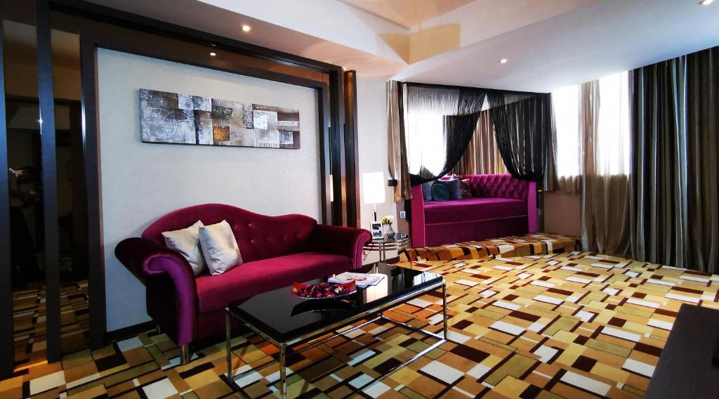Posezení v ubytování Grand Paragon Hotel Johor Bahru