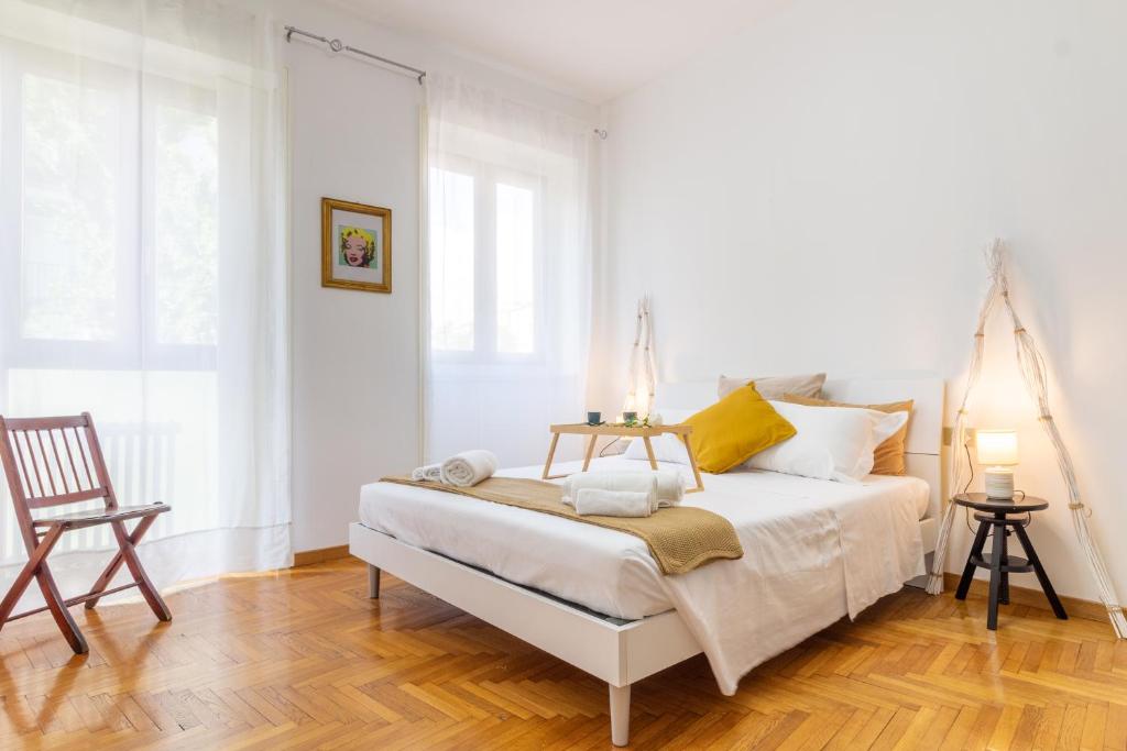 Ένα ή περισσότερα κρεβάτια σε δωμάτιο στο Madamarté - 301 by Houset