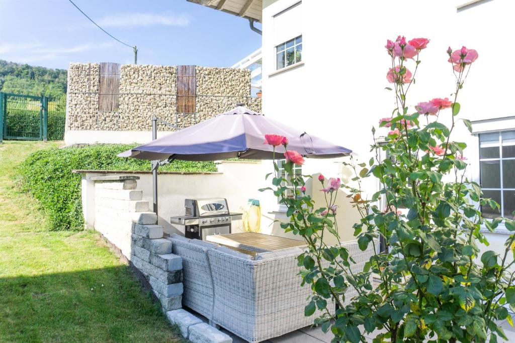 Zahrada ubytování Ferienwohnung Leni