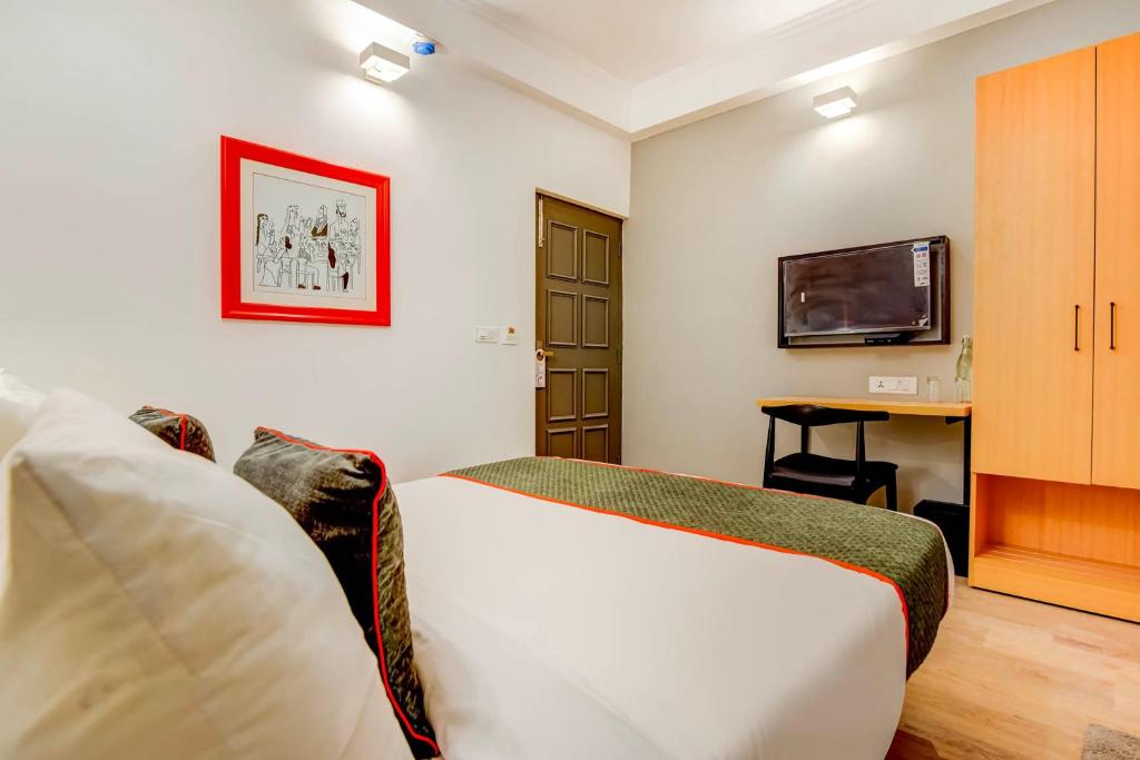 TV a/nebo společenská místnost v ubytování Hotel O Star Key
