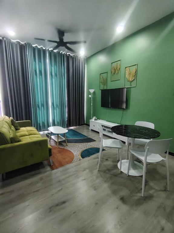 TV a/nebo společenská místnost v ubytování Putrajaya AQ Homestay (Near PICC)