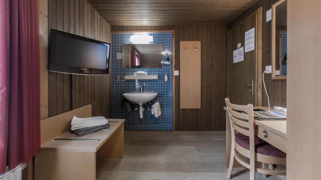 Koupelna v ubytování Hotel Rössli