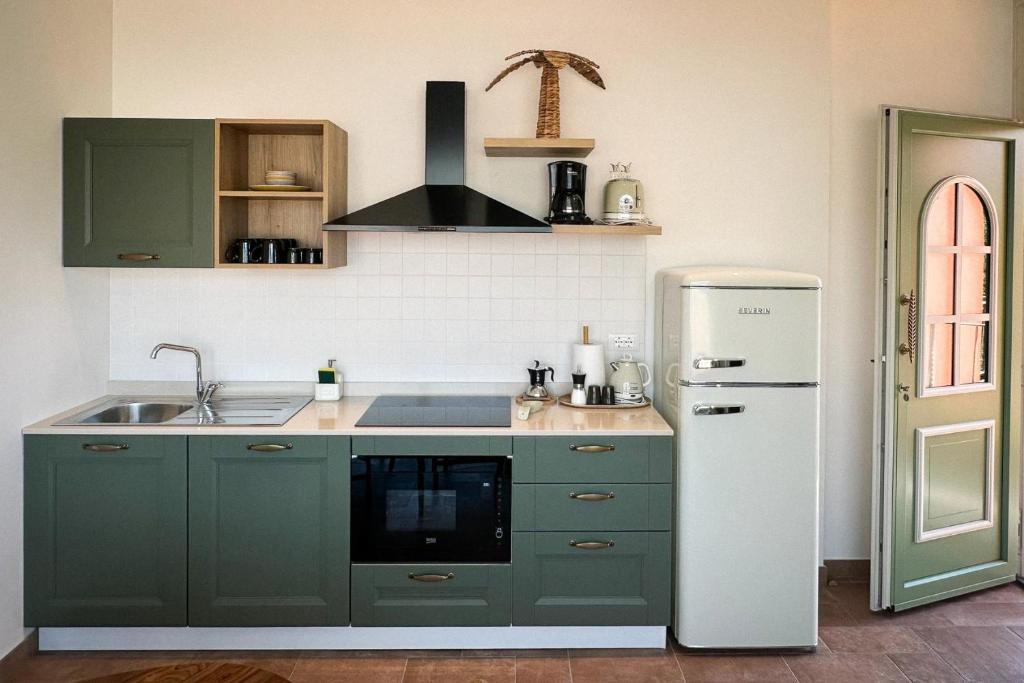 Kuchyň nebo kuchyňský kout v ubytování HomeTerra