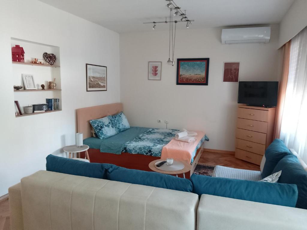 Posezení v ubytování Fina Apartman