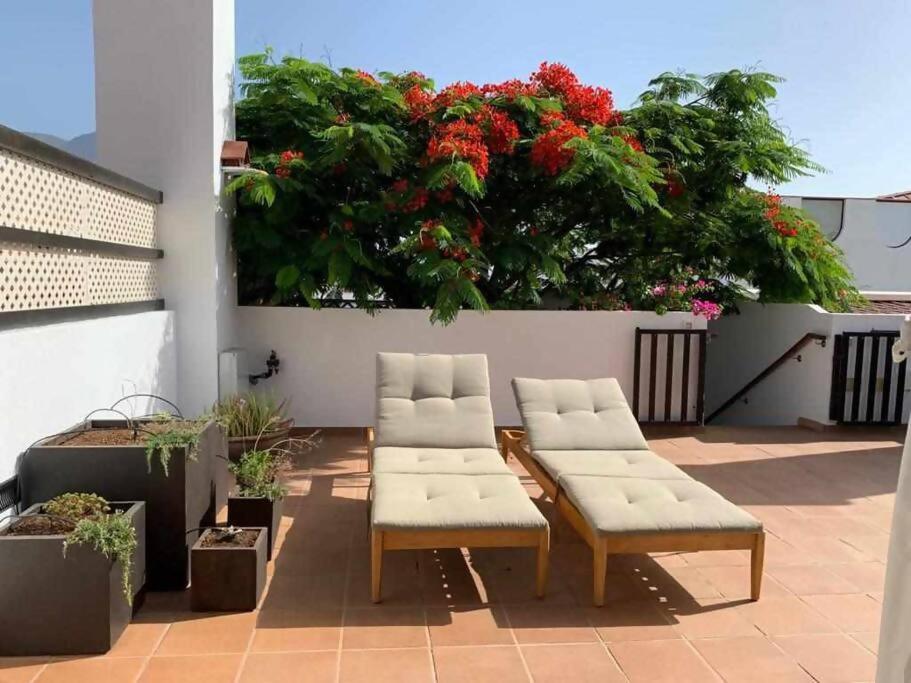 Balkon lub taras w obiekcie Villa Garoé