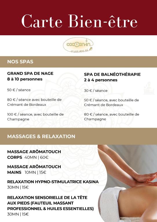 Zdjęcie z galerii obiektu DOMAINE DES PIERRES PRECIEUSES - Demeure de Charme - Grand Standing - 15 pers - Spa - Massages - Détente et Bien-être - 30' Bordeaux w mieście Gauriaguet