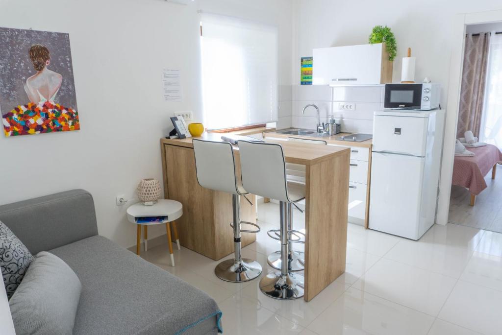 Kuchnia lub aneks kuchenny w obiekcie Apartment Jadran Baška