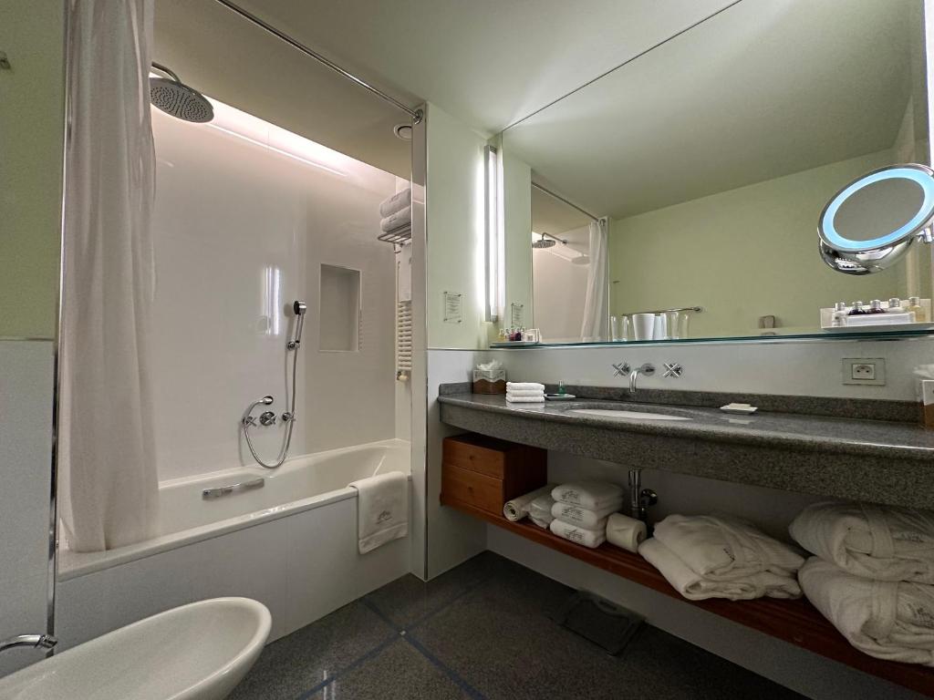 Koupelna v ubytování Aria Hotel Prague