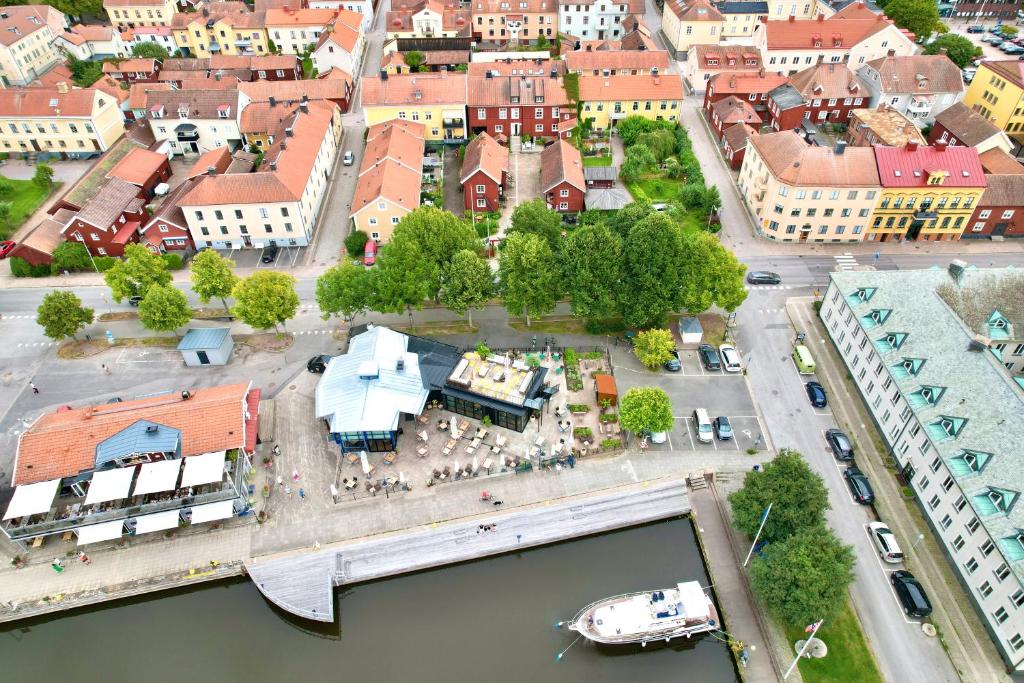 Letecký snímek ubytování STF Hostel Mariestad