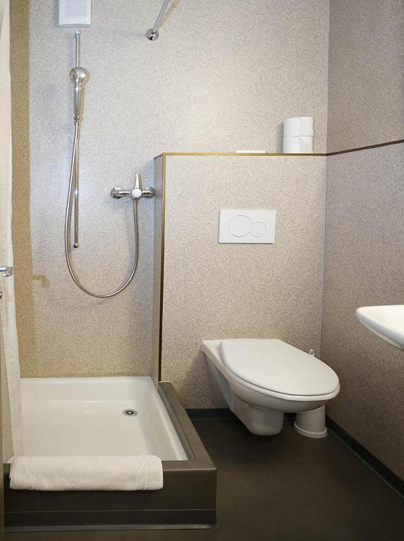 Koupelna v ubytování Hotel Rössli