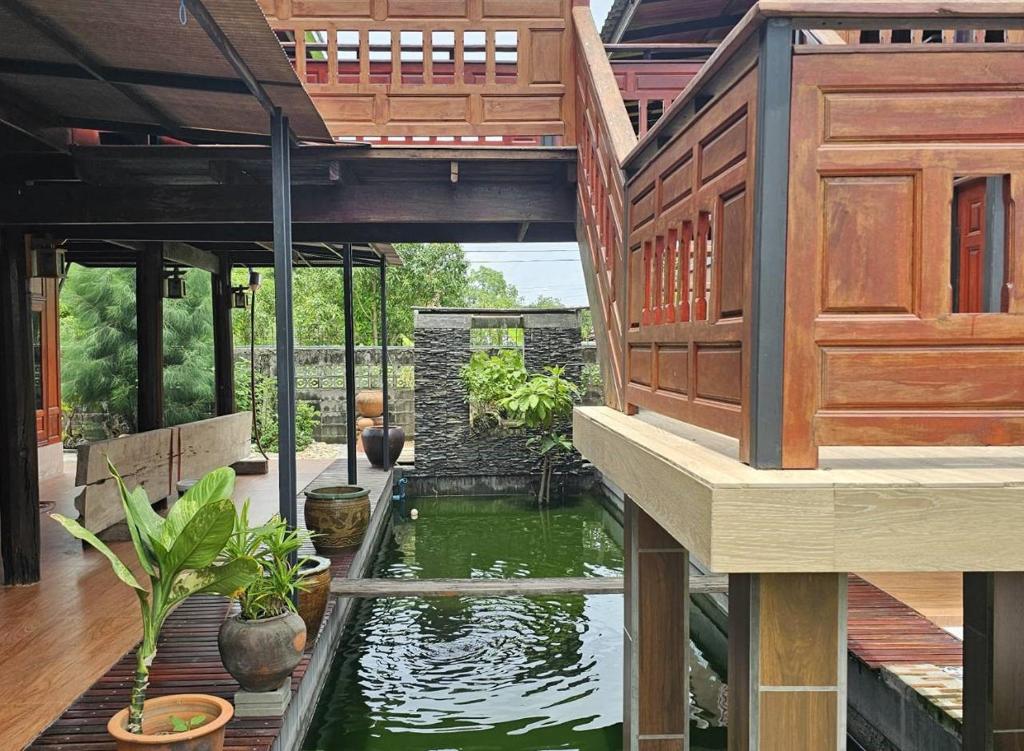Zahrada ubytování Nipatra Homestay
